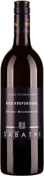 Rarität Gelber Muskateller Ried Krepskogel 1STK Südsteiermark DAC 2018