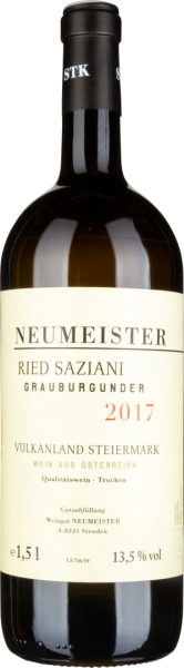 Grauburgunder Ried Saziani GSTK Vulkanland Steiermark DAC bio 2021