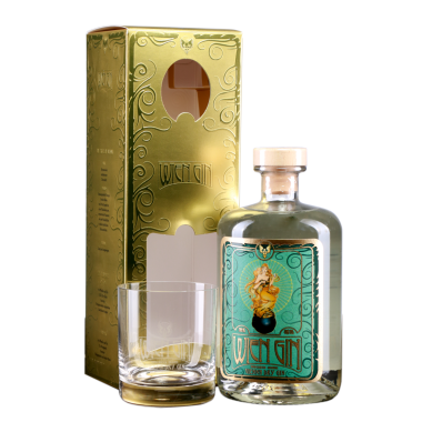 Wien Gin mit Glas im Geschenkkarton