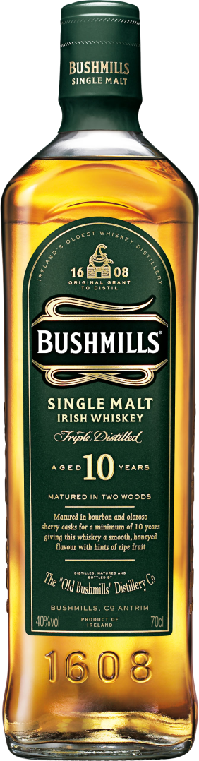 10 years Irish Single Malt Whiskey