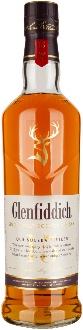 15 years Solera Reserve Speyside Single Malt Scotch Whisky