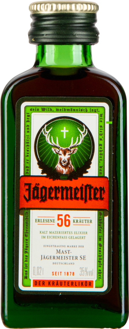 Kräuterlikör im Spender