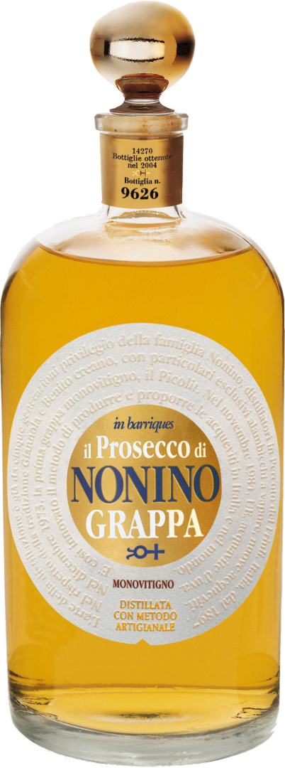 Monovitigno il Prosecco barriques Grappa