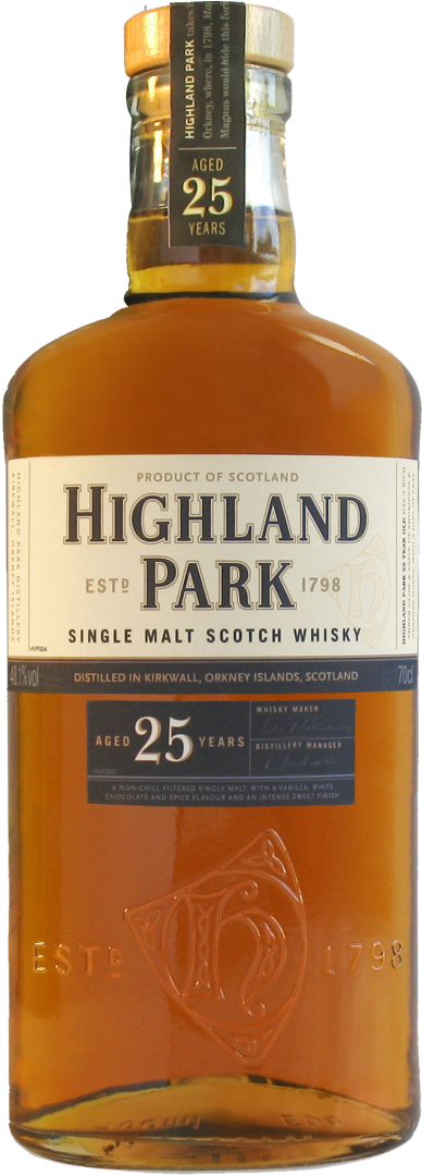 25 years Orkney Island Single Malt