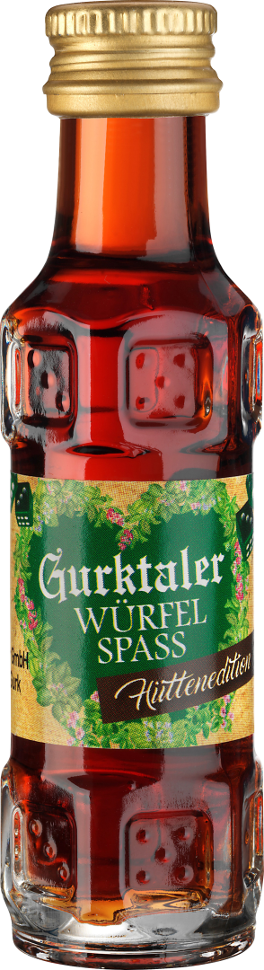 Alpenlikör Würfelflasche