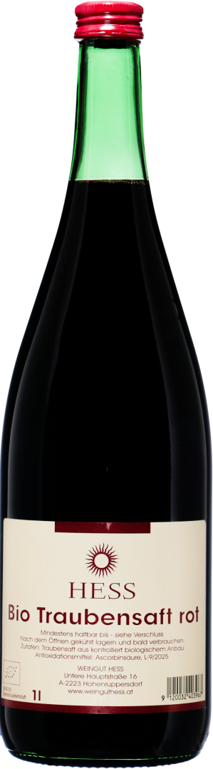 Roter Traubensaft bio