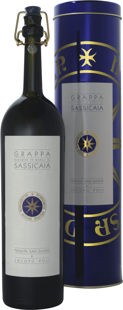 Grappa Barili di Sassicaia
