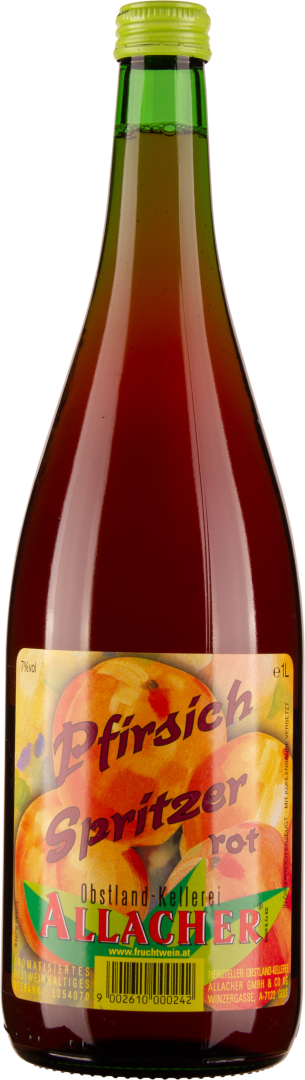 Pfirsich-Spritzer rot