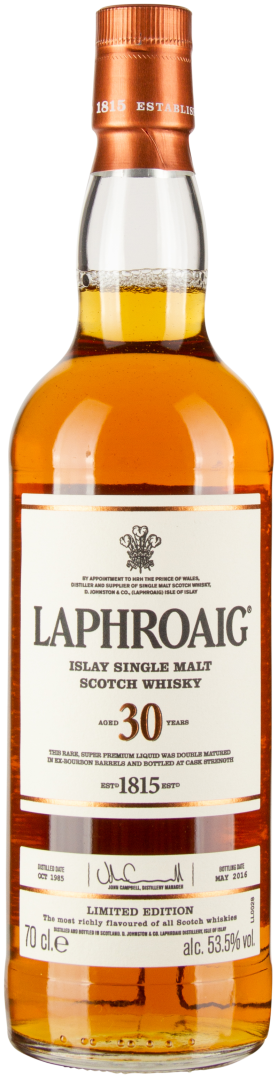 Rarität 30 years Single Malt Scotch Whisky signiert von John Campbell