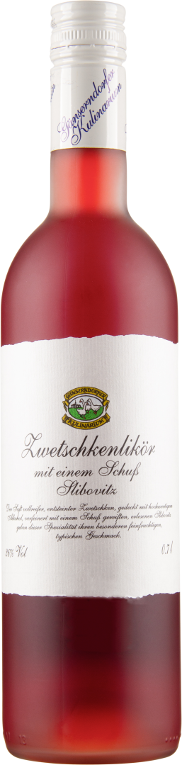 Zwetschkenlikör mit Zwetschkenwasser