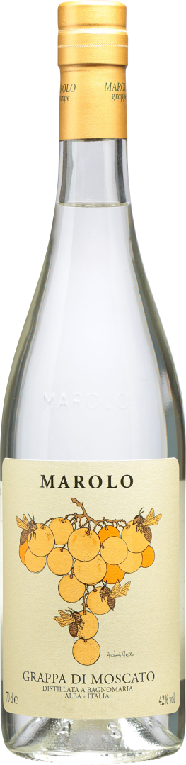 Grappa di Moscato im Geschenkkarton