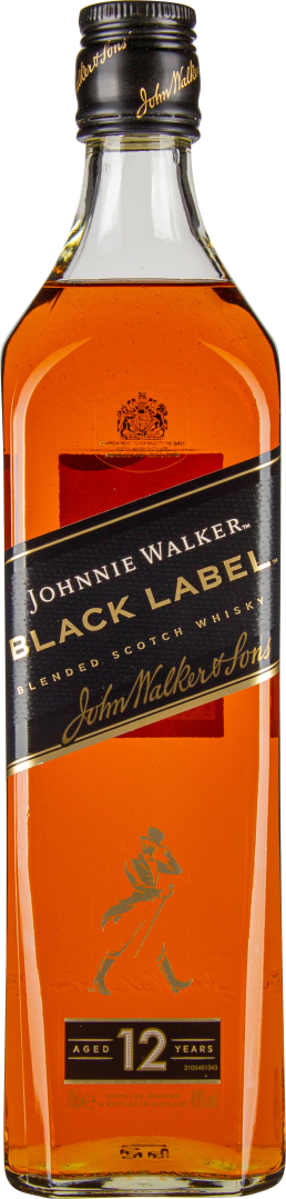 12 years Black Label Blended Scotch Whisky