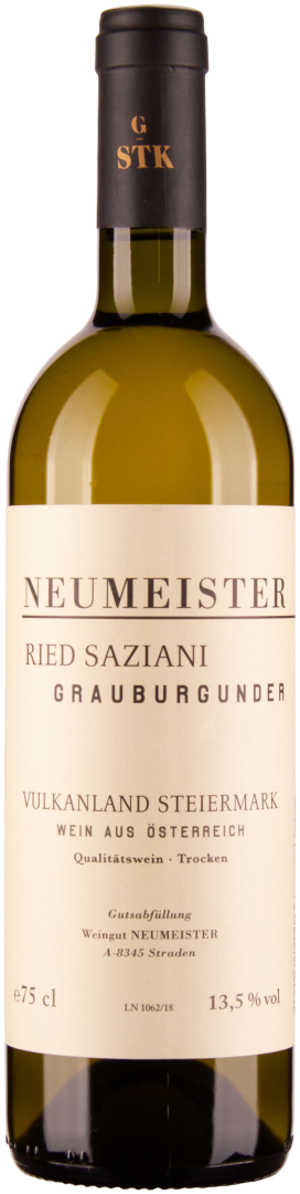 Grauburgunder Ried Saziani GSTK Vulkanland Steiermark DAC bio 2021