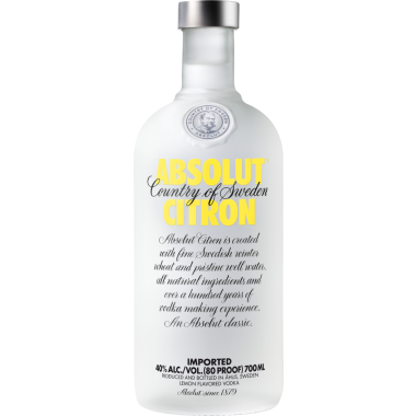 Citron Flavoured Vodka